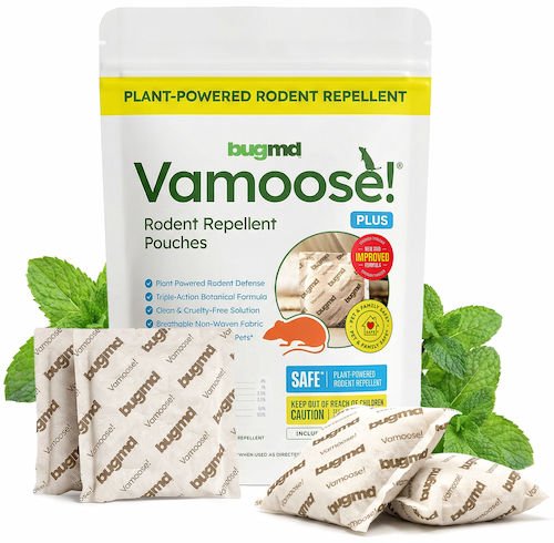 Vamoose product image with pouches around it
